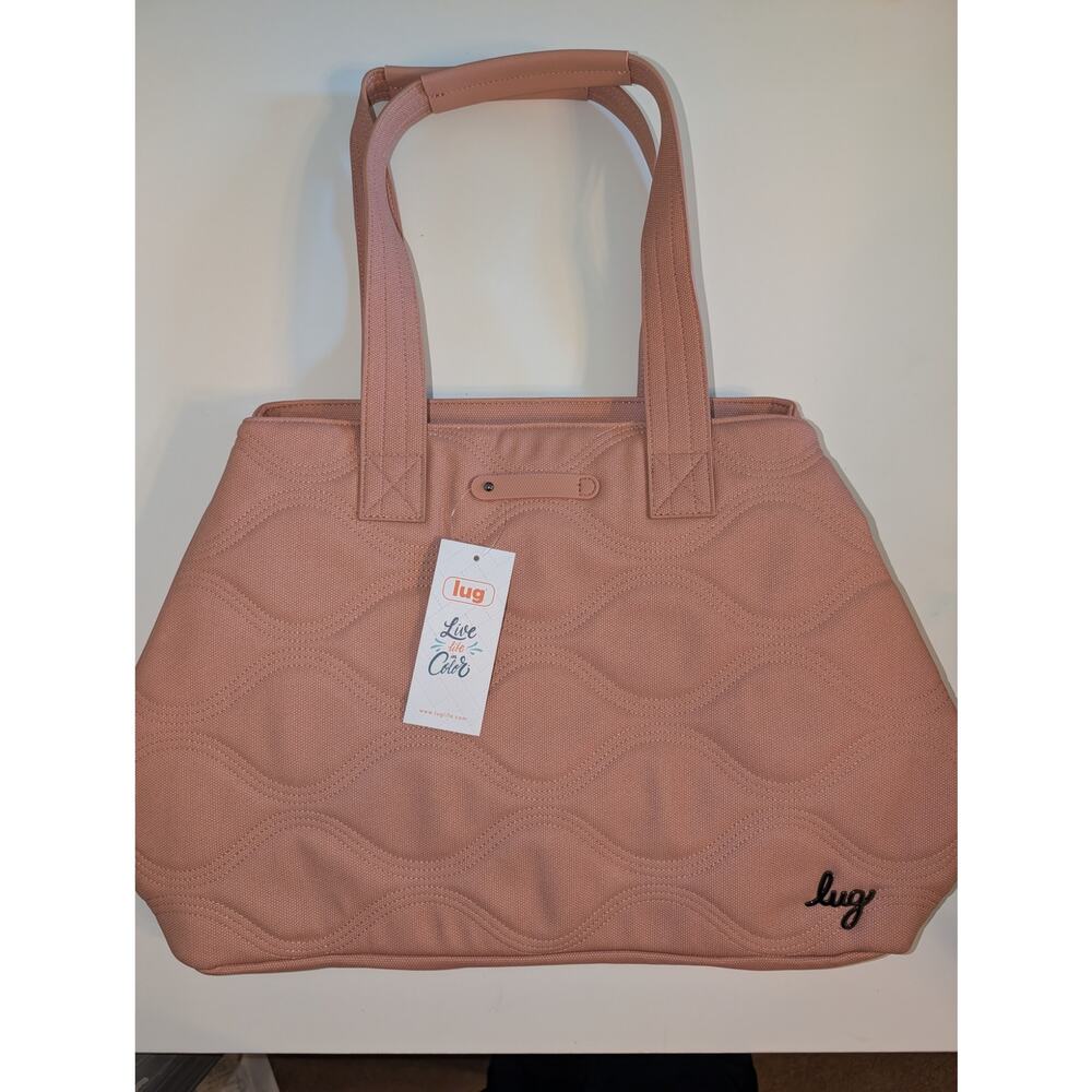 Lug Tempo Matte Lux Blush Pink organized travel bag
